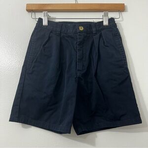 Polo Ralph Lauren Chino Shorts Cotton Boys Kids 7 Navy Blue Preppy School Summer